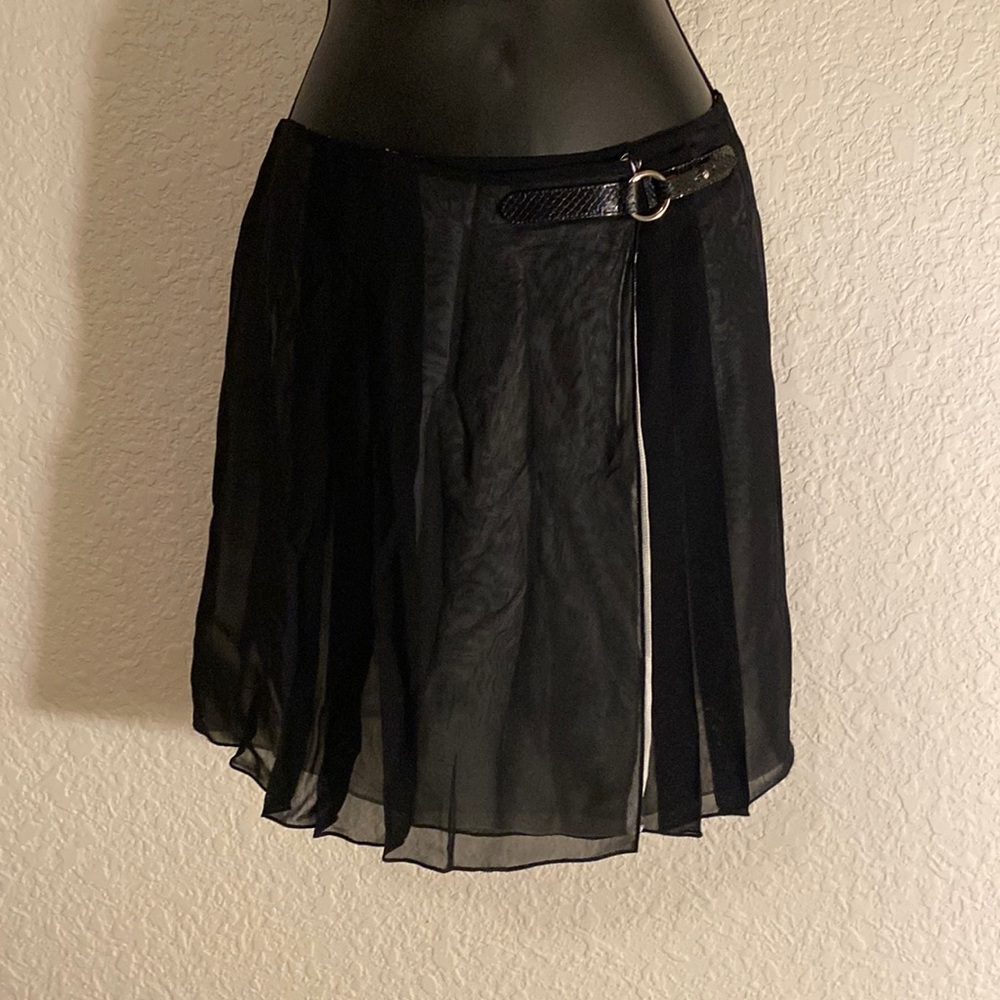 Philosophy di Alberta Ferretti. Made in Italy. Black Mini Skirt